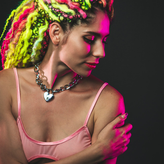 Ошейник Party Hard Embrace Silver 1093-01lola