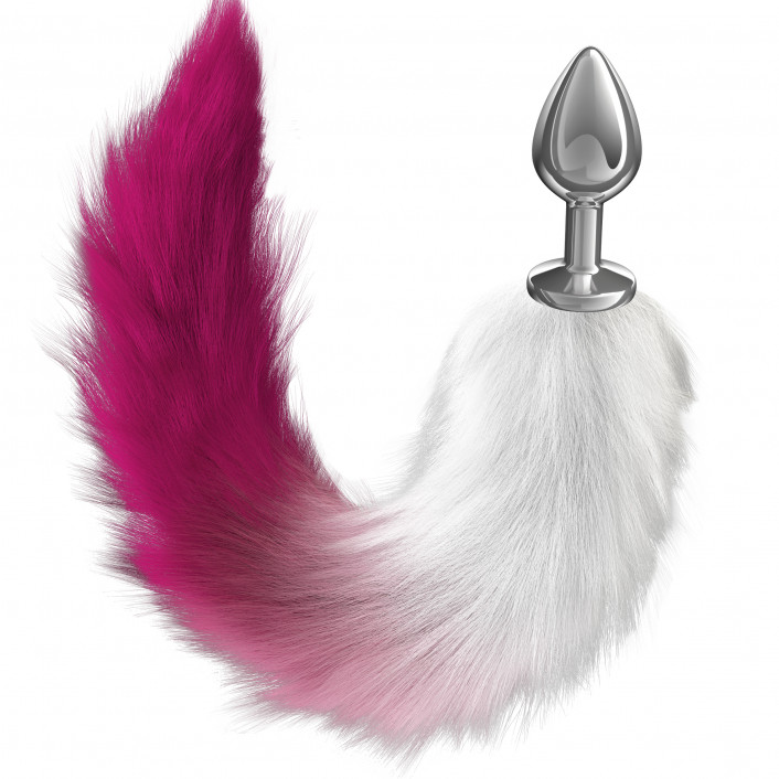 Анальная Пробка с Хвостом Diamond Galaxy Pink 4019-02lola