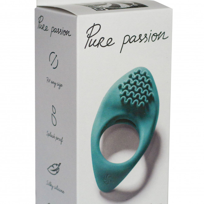 Эрекционное виброкольцо Pure Passion Moonshine Green 1301-03lola