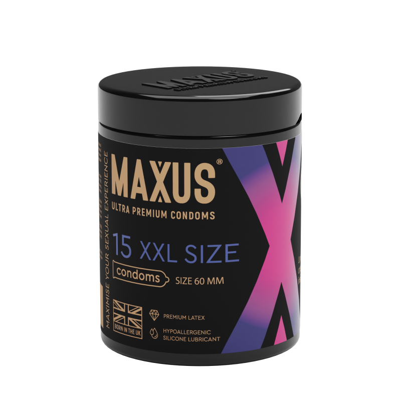 Презервативы MAXUS XXL гладкие №15 6205mx