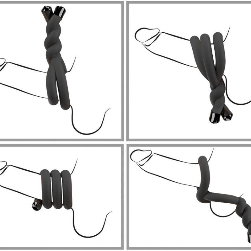 Гибкий стержень-кольцо для члена и яичек 500335ON