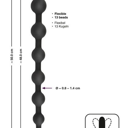 Анальные бусы 5003954ON