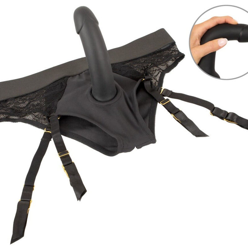 Страп-он комплект с кружевными трусами 500500ON