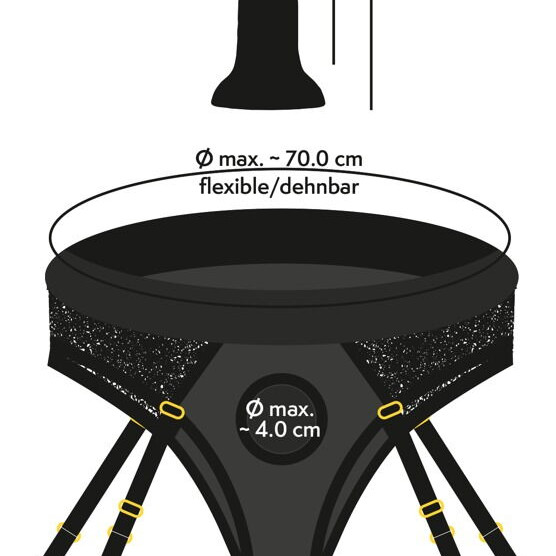 Страп-он комплект с кружевными трусами 500500ON