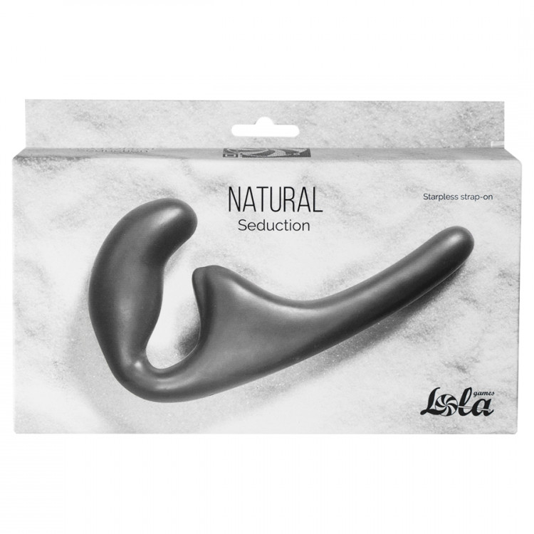 Безремневой анальный страпон Natural Seduction Black 5010-02lola