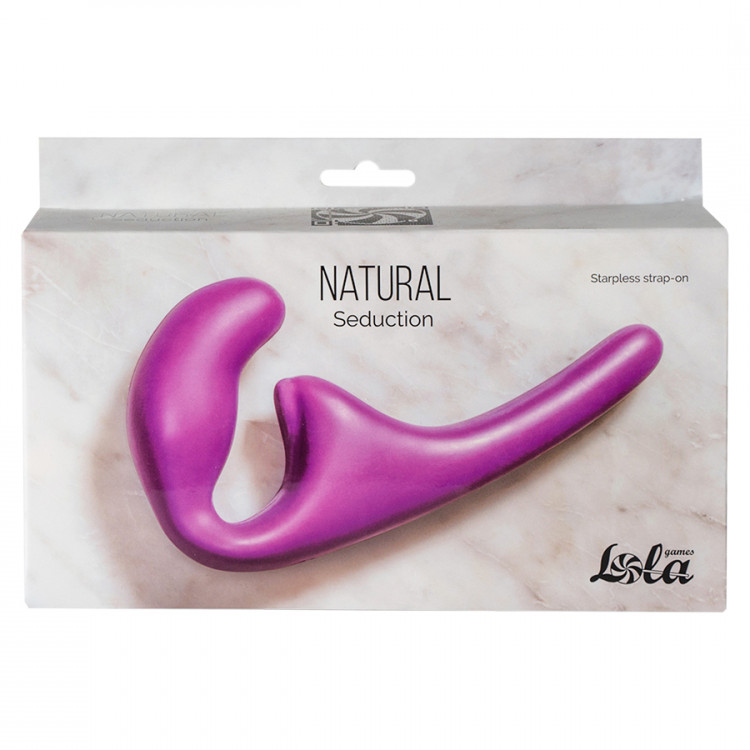 Безремневой анальный страпон Natural Seduction Purple 5010-03lola