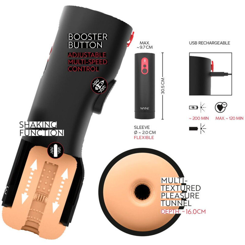 Полностью автоматический мастурбатор №8 WYNE 5401771ON