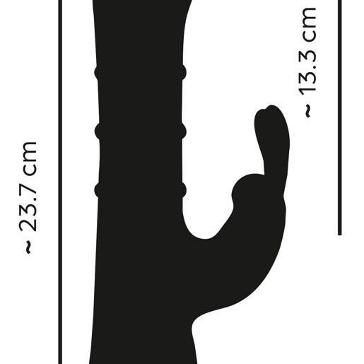 Вибратор Кролик с 3 подвижными кольцами 5402042ON