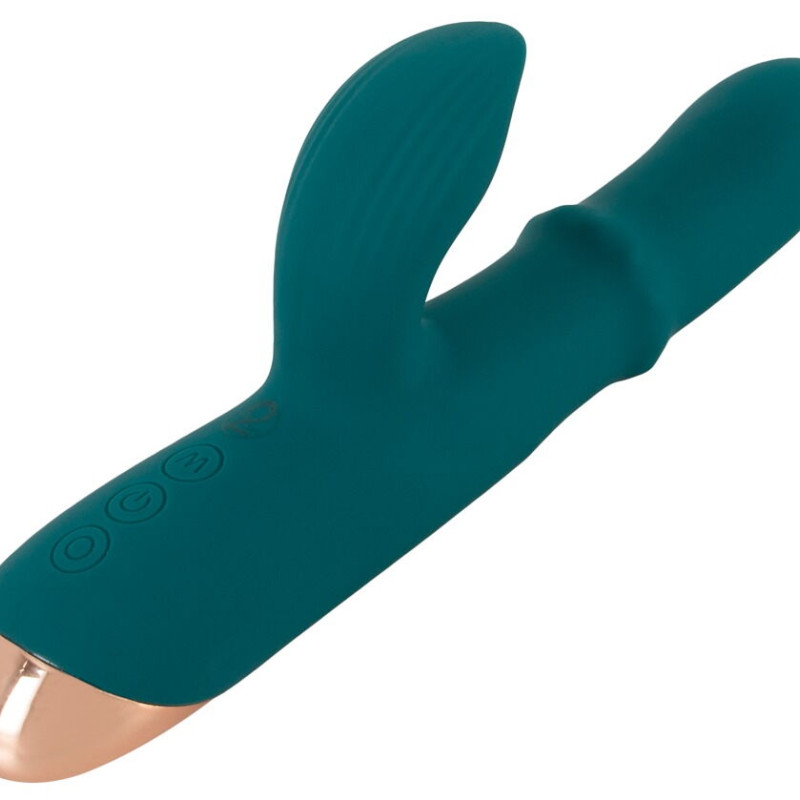 Толкающий вибратор Кролик с подвижным кольцом 5402069ON