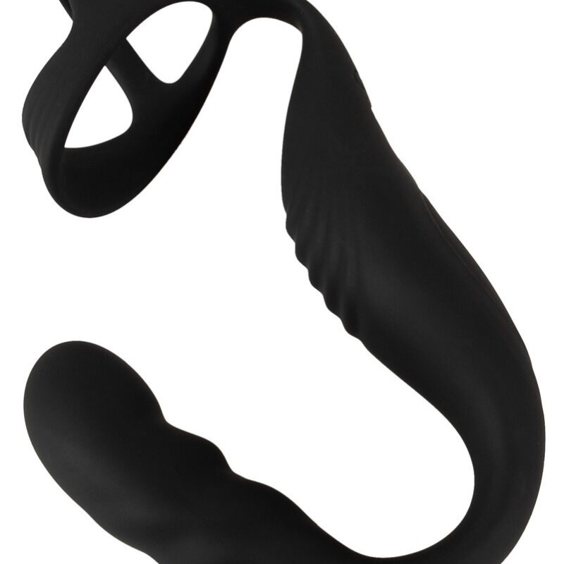 Стимулятор простаты и промежности с кольцом на пенис 540228ON