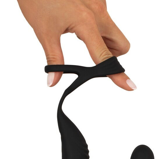 Эрекционное кольцо с простатной пробкой с пультом 5402280ON