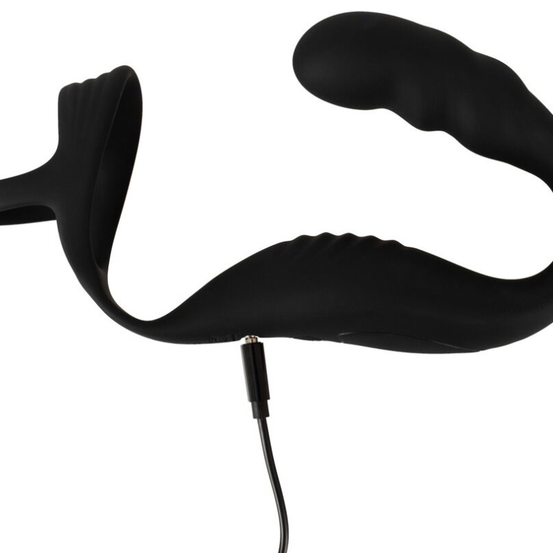 Стимулятор простаты и промежности с кольцом на пенис 540228ON