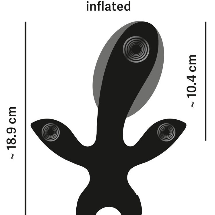 Надувной тройной вибратор 5402638ON