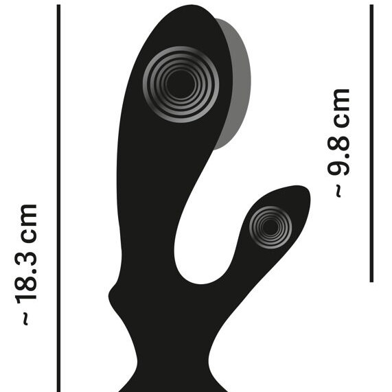 Надувной вибратор Кролик 5402646ON
