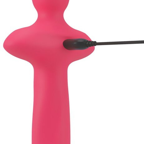 Вибратор 2-в-1 + анальная пробка 5404347ON