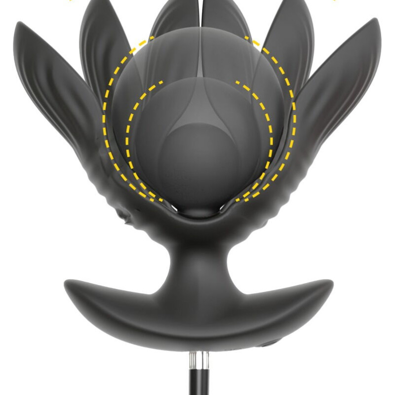 Надувная расширяющая анальная пробка с вибрацией и с пультом 5405130ON