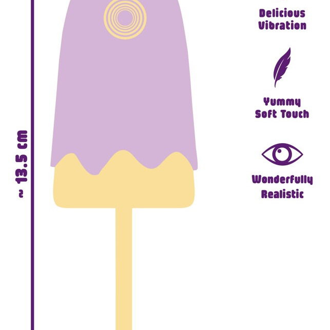 Клиторальный вибратор Vibrating Popsicle 5405459ON