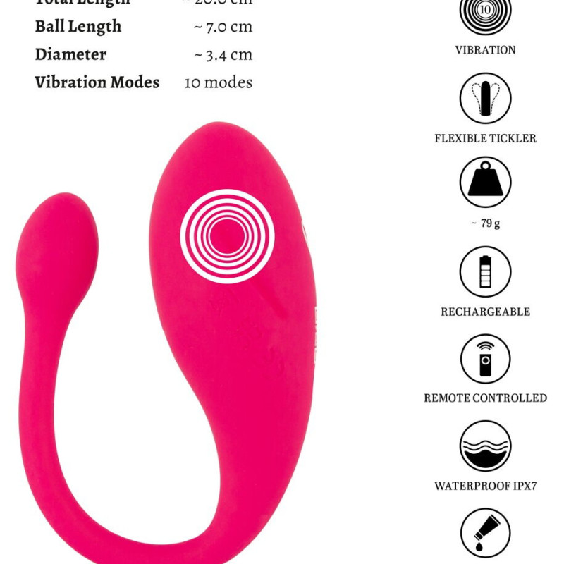 Вагинальный шарик KORAL с пультом 5405777ON