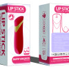 Силиконовый вибратор красный SW3034