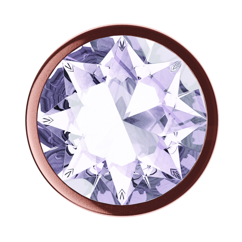 Анальная Пробка Diamond Moonstone Shine L Розовое Золото 4021-02lola