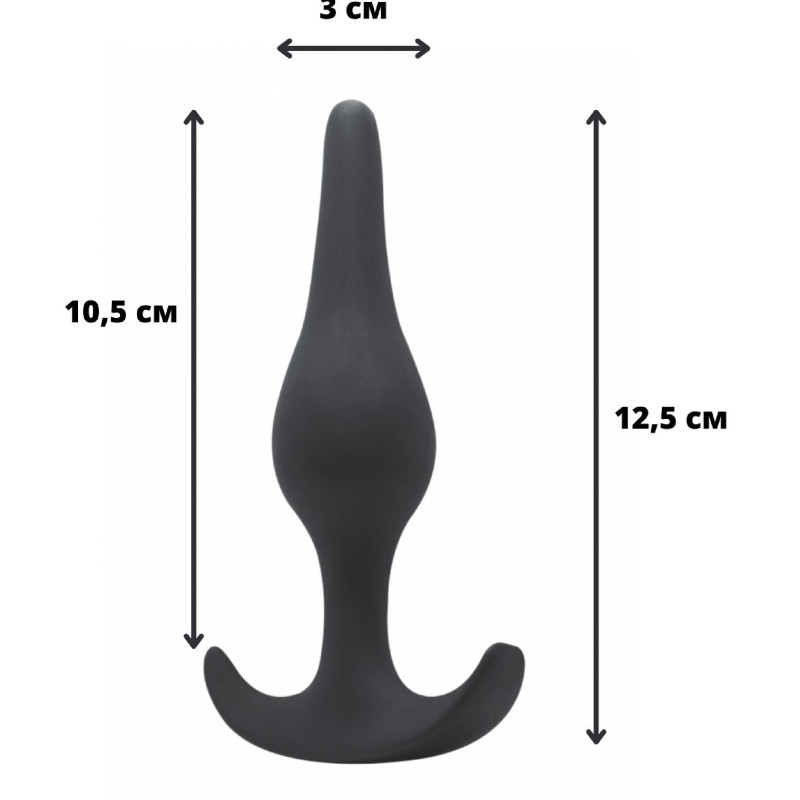 Анальная пробка Spice it up Smooth Black 8008-01lola