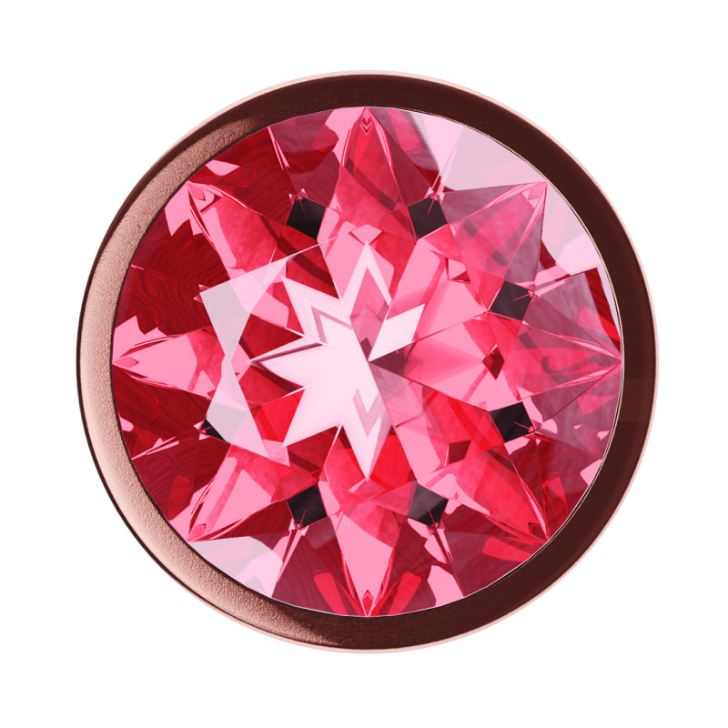 Анальная Пробка Diamond Ruby Shine L Розовое Золото 4024-02lola