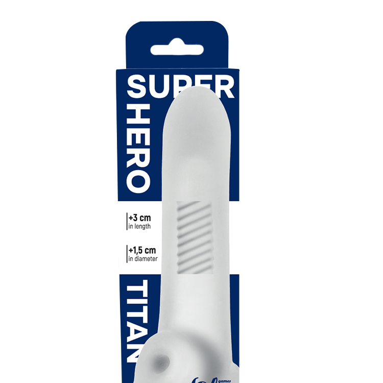 Фаллоудлинитель Super Hero Titan White 7018-02lola