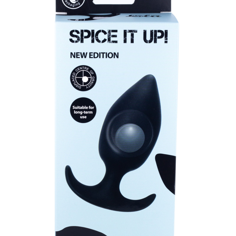 Пробка со смещенным центром тяжести Spice it up Insatiable Black 8011-01lola