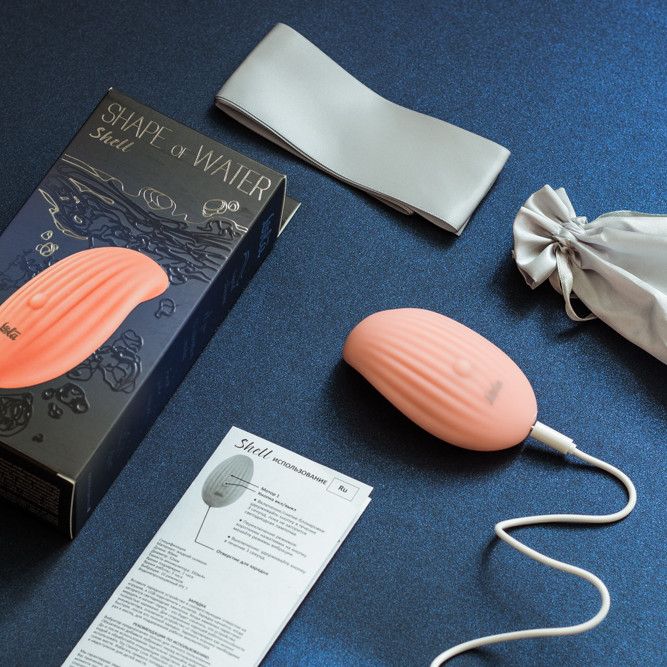 Вибратор Lola games Shape of water Shell 8681-00Lola