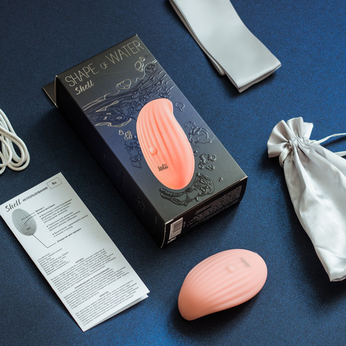Вибратор Lola games Shape of water Shell 8681-00Lola
