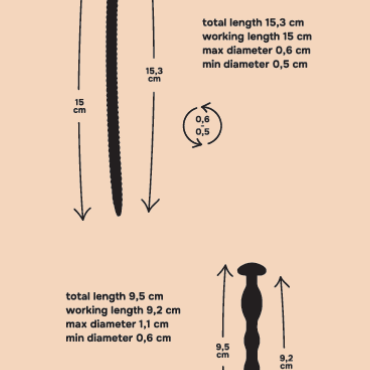 Набор уретральных массажеров Vanilla Bolt 1176-01lola