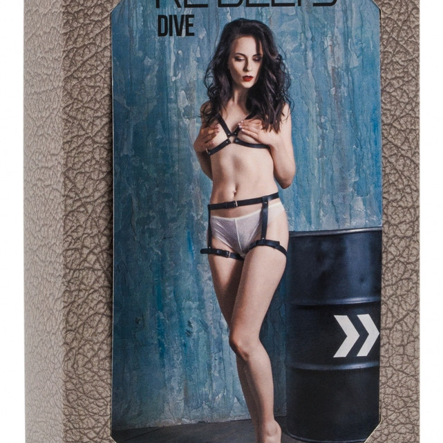 Гартеры на бедра Dive Black 7707rebelts