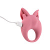 Перезаряжаемое кольцо для клиторальной стимуляции MiMi Animals Kitten Kiki Pink 7200-01lola