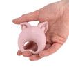 Перезаряжаемое кольцо для клиторальной стимуляции MiMi Animals Kitten Kiki Light Pink 7200-02lola