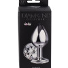 Большая анальная пробка Diamond Clear Sparkle XL 4028-02lola