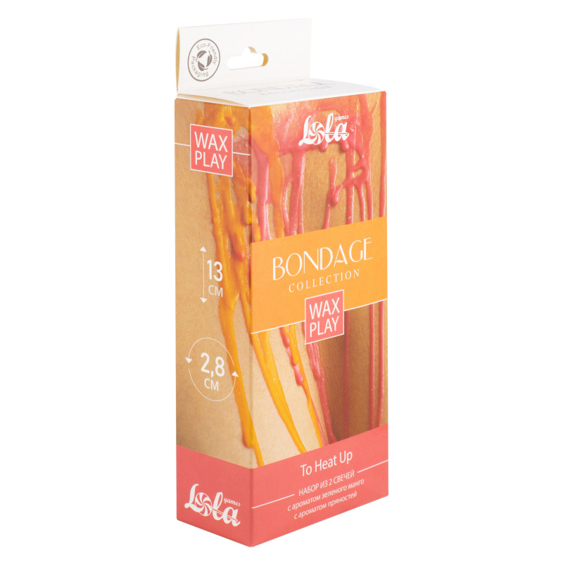 Набор из 2 Wax Play свечей Bondage To Heat Up 1067-01lola