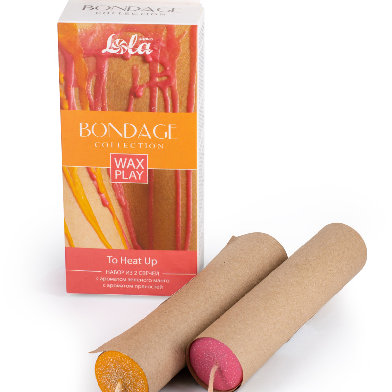 Набор из 2 Wax Play свечей Bondage To Heat Up 1067-01lola