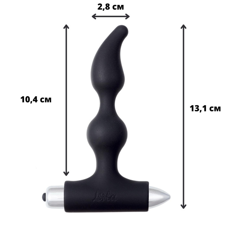 Анальная пробка с вибрацией Spice it up New Edition Elation Black 8018-01lola