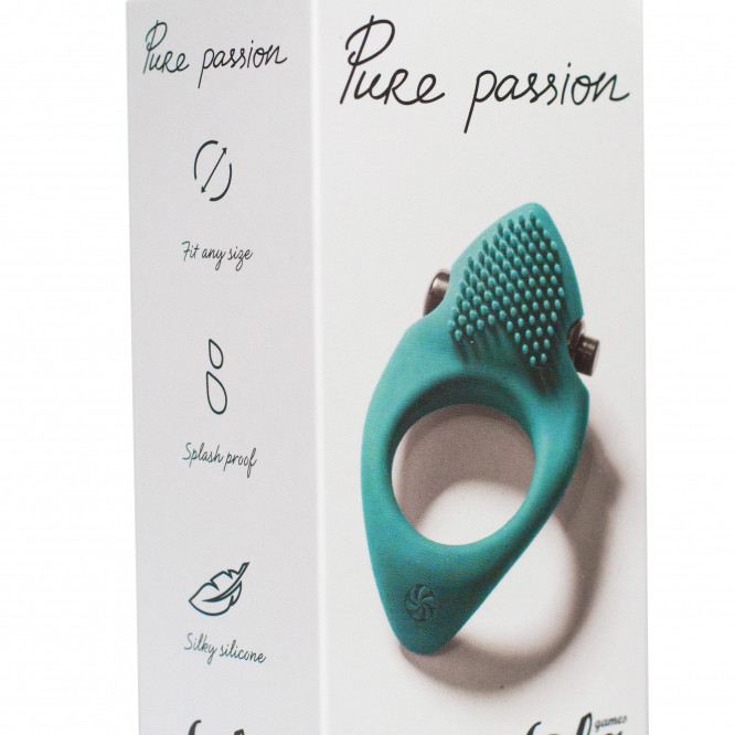 Эрекционное виброкольцо Pure Passion Sunset Green 1302-03lola