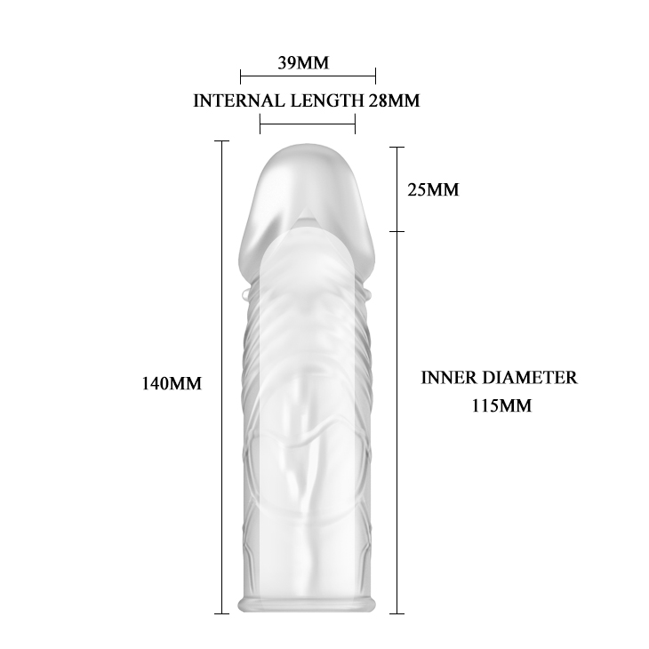 Фаллоудлинитель экстраплотный BI-010045E