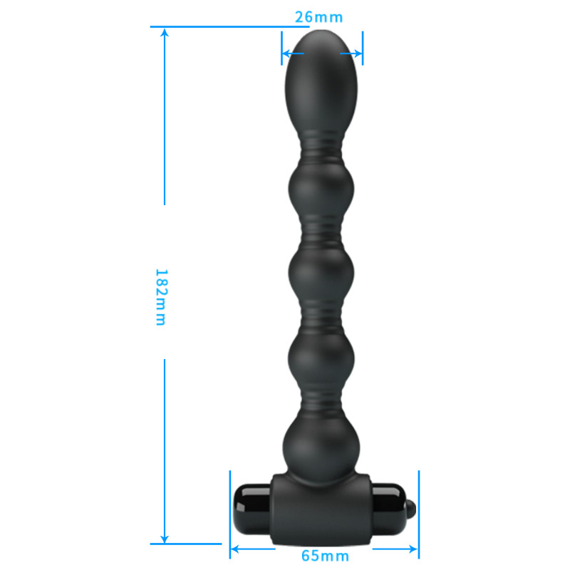 Анальный вибростимулятор Pretty Love BI-040105-MR