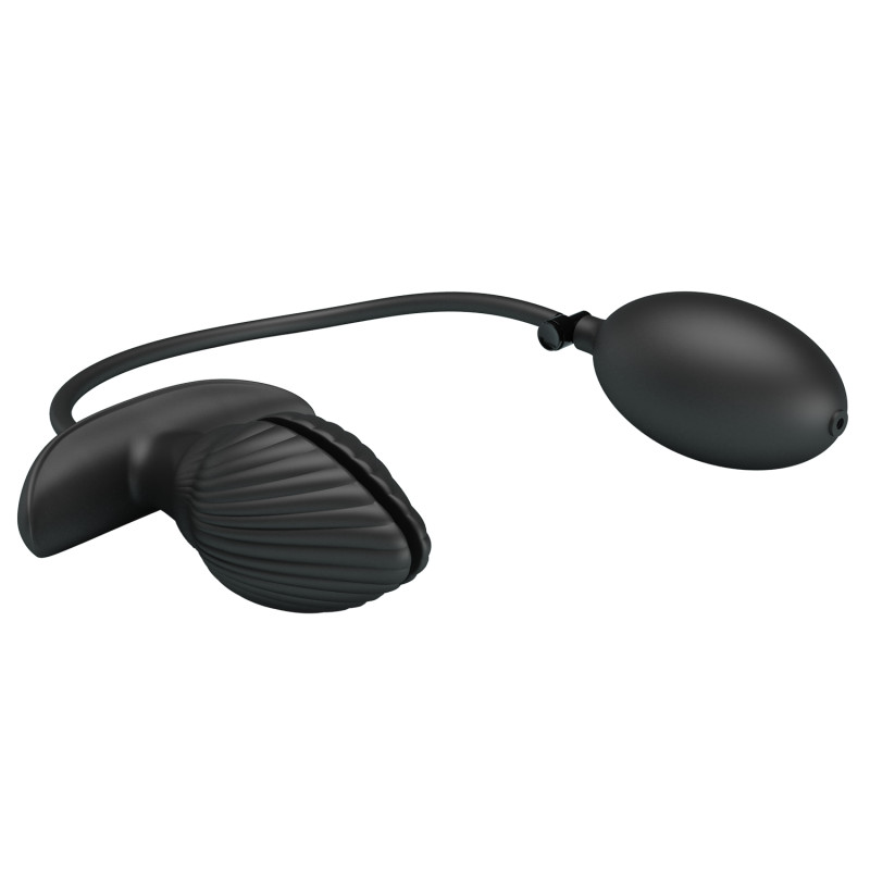 Силиконовый анальный эспандер с вибрацией BI-040160Q