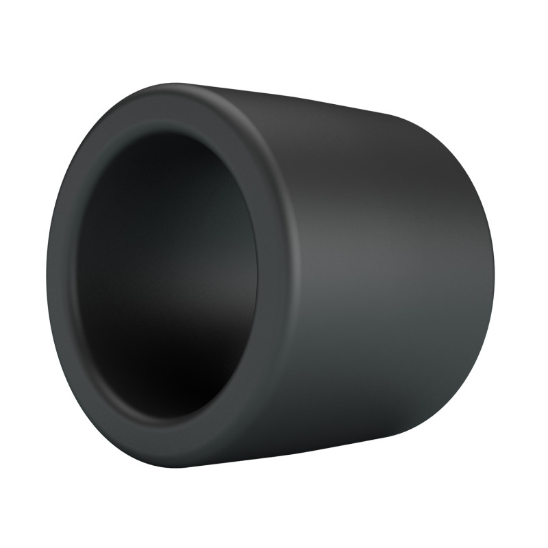 Эрекционное кольцо из силикона растягивающееся черное CRAZY BULL BI-210249