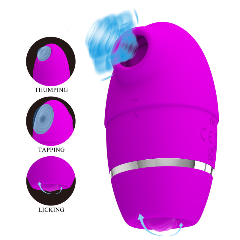 Стимулятор клитора 3 в 1 Pretty Love BI-300071