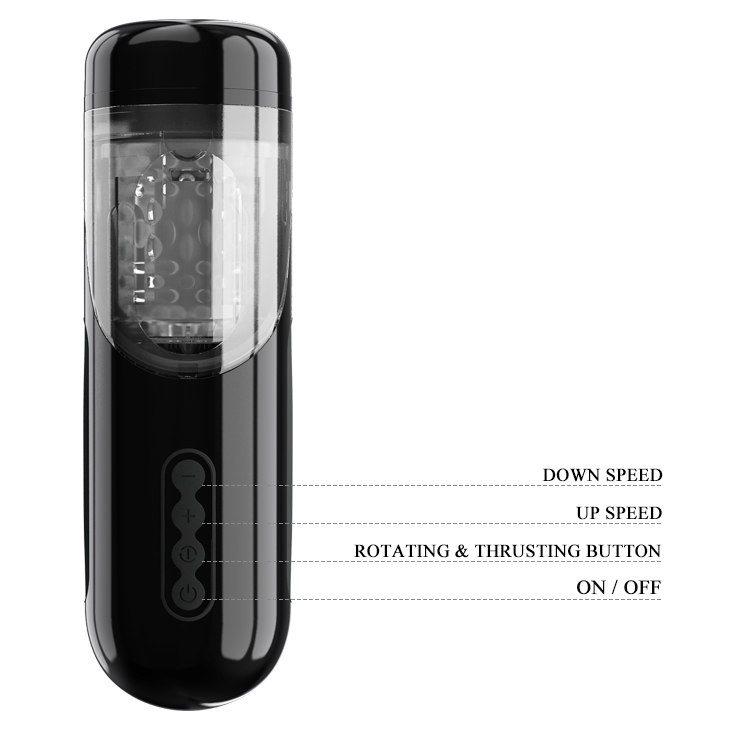 Мастурбатор с ротацией и аудио Lorelei BM-00900T57