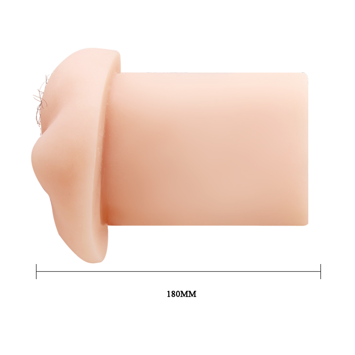 Мастурбатор с оволосением и вибрацией BM-009029L