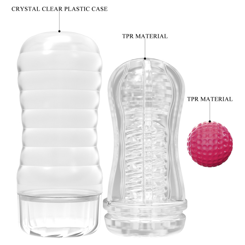 Мастурбатор с вращающимся шариком внутри BM-009249N-1