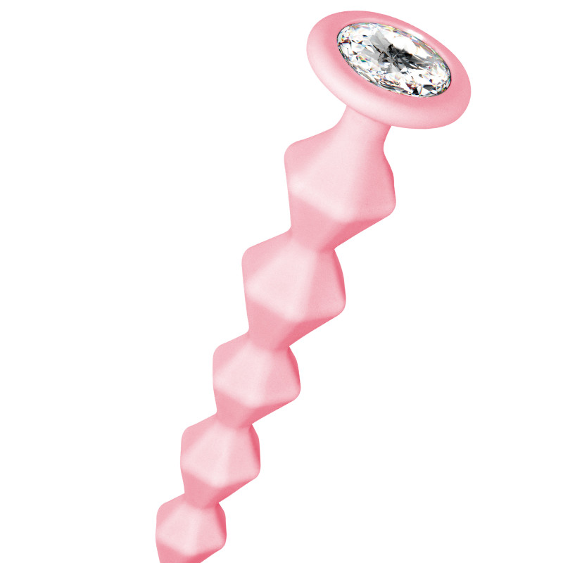 Анальная Цепочка с Кристаллом Emotions Buddy Pink 1400-01lola