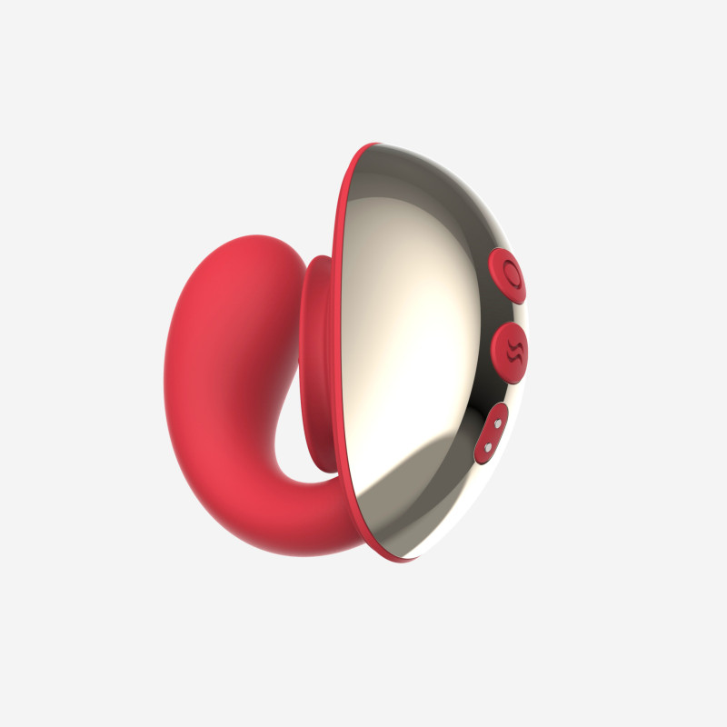 Вагинально-клиторальный вибратор c кейсом для хранения SW4044