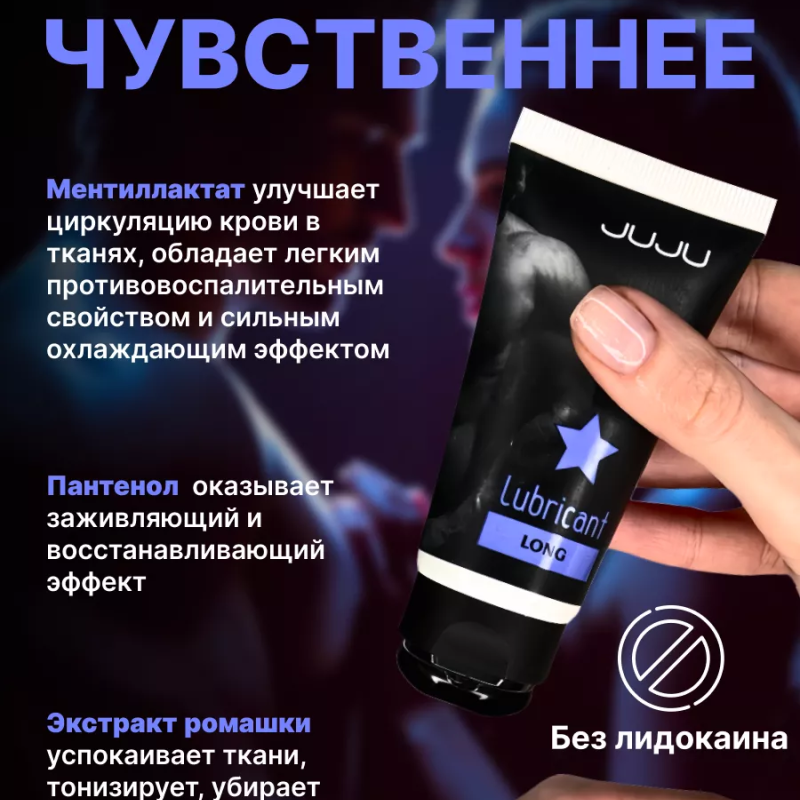 Пролонгирующий лубрикант JUJU Long 50ml 7067JU